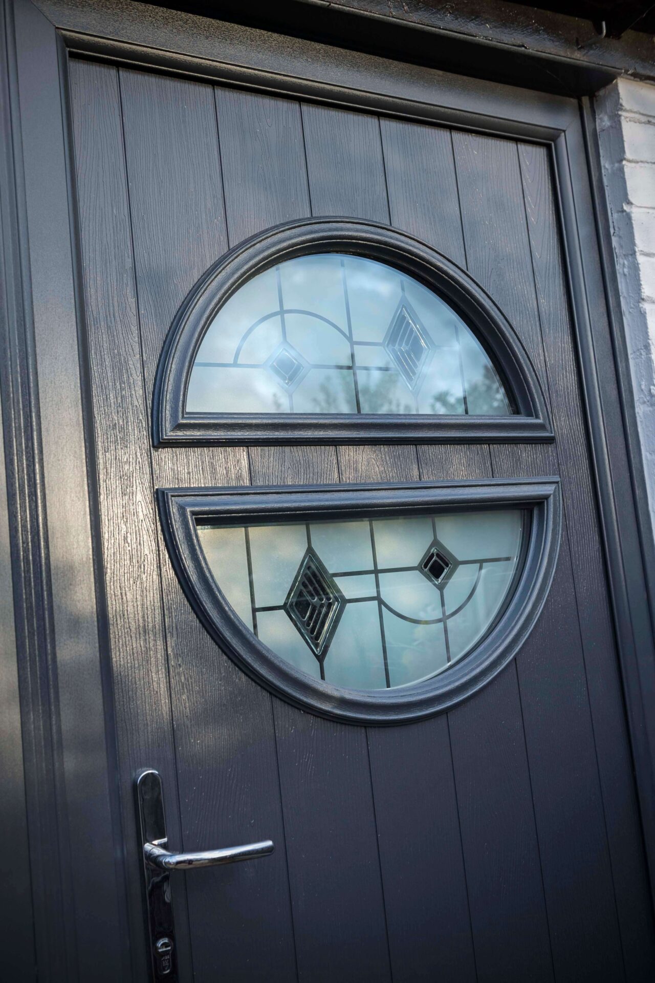 Front Doors with Frosted Glass