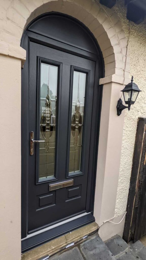black composite door
