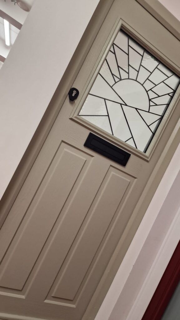pebble grey composite door