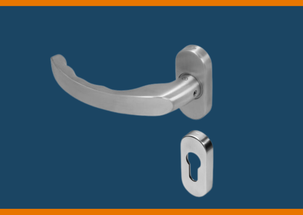 BLU Lever on Oval Rose