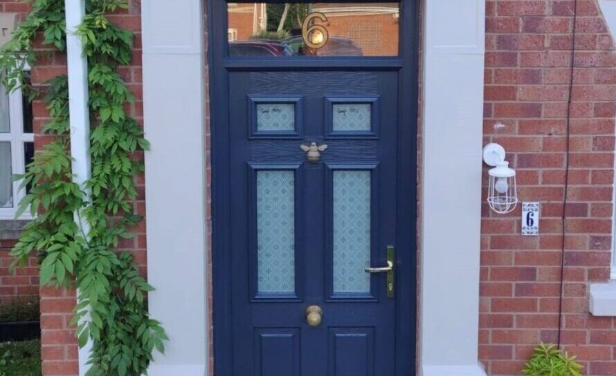 door lock and keys